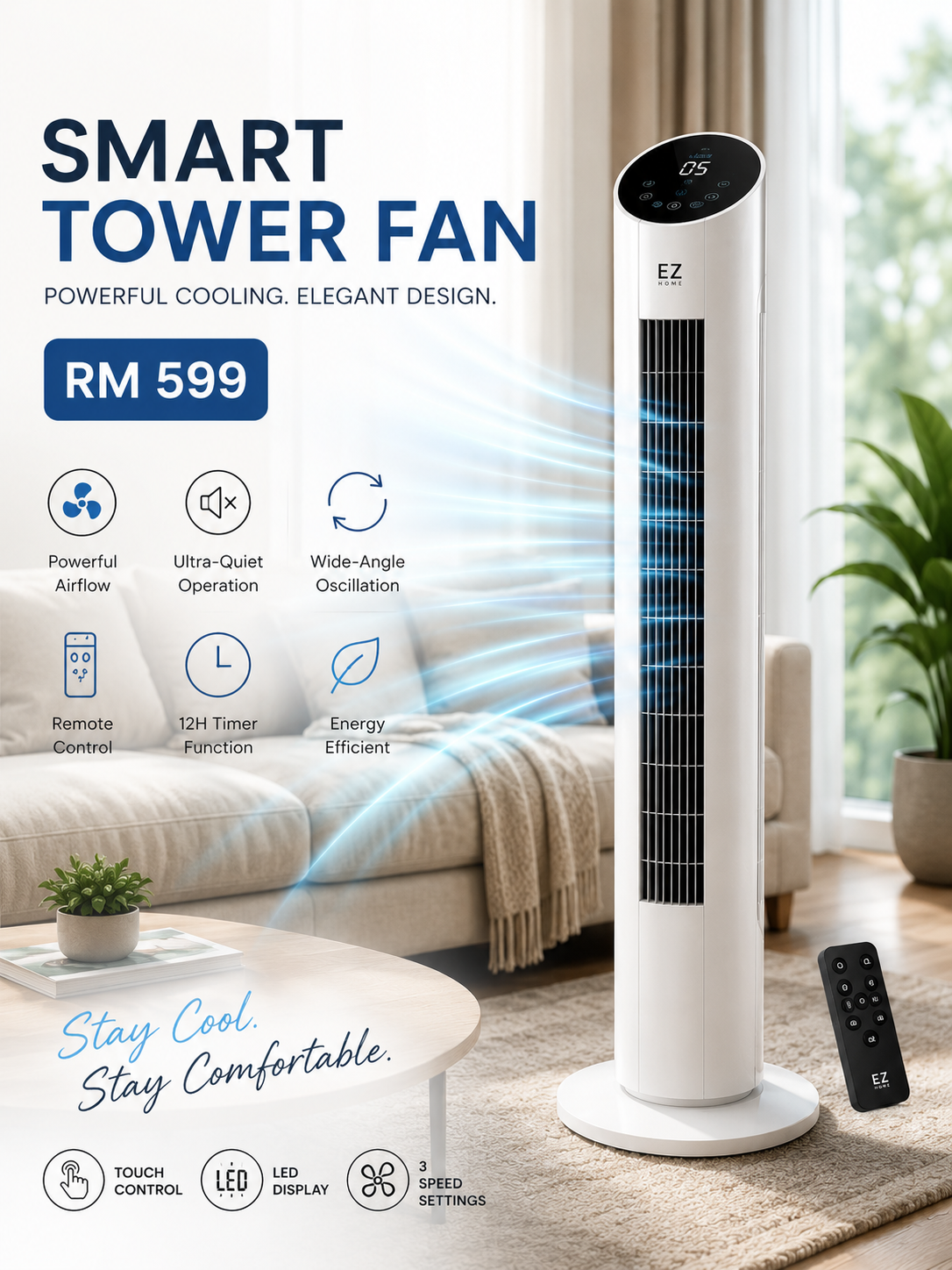 Smart Tower Fan